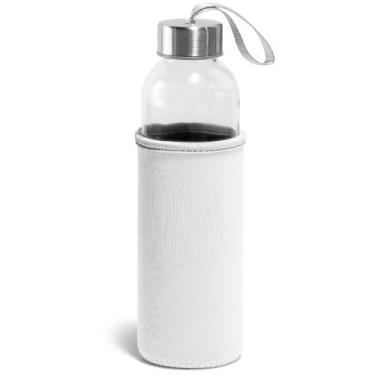 Imagem de Garrafa Squeeze de Vidro 520ml com Capa Protetora em Neoprene Soft Top