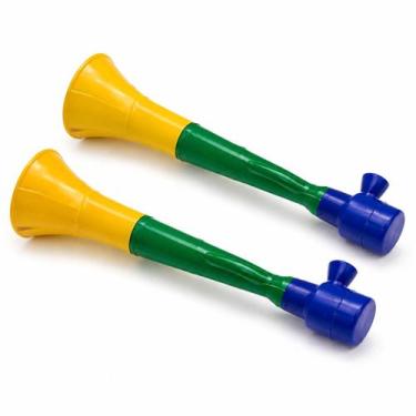 Imagem de Kit 2 Cornetas Médias Torcedor Brasil Líder
