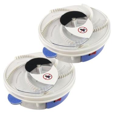 Imagem de Armadilha Pega Moscas Kit 2 Uni Captura Prende Inseto Mosquito Pernilo