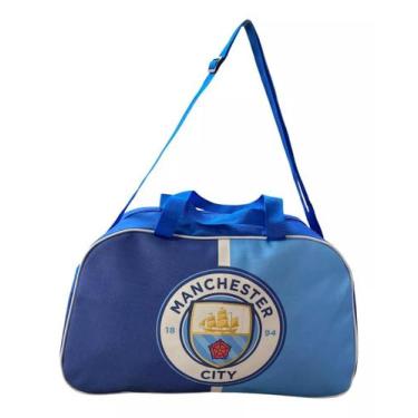 Imagem de Bolsa Sacola Infantil Passeio Viagem Manchester City Futebol - chinami