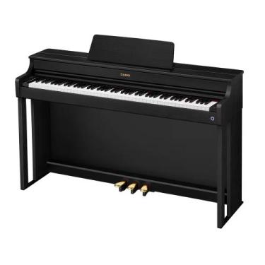 Imagem de Piano Digital Casio AP300 BK Celviano Preto, UNICA, U