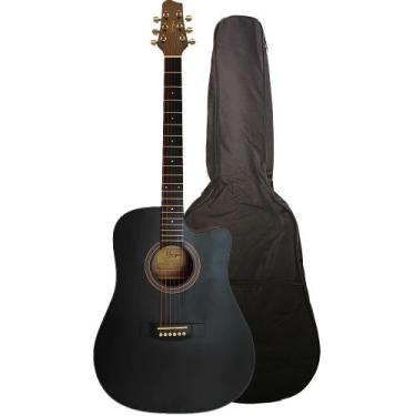 Imagem de Violão Smiger SM411 A TOS Tobaco Satin Eletroacústico Folk Aço C/ Bag,