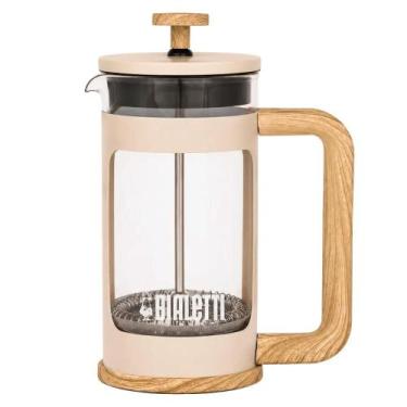 Imagem de Cafeteira French Press Bialetti Woody 1 litro Bege: Café Sustentável e