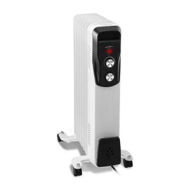 Imagem de Aquecedor De Ambiente Britânia A Óleo Baq1720b 1500w Branco 127v, Bran