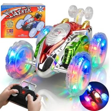 Imagem de Carrinho Controle Remoto Maluco Carro Gira 360º C/ Luz - - Europio, Pi
