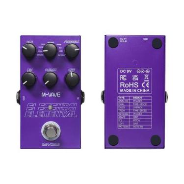 Imagem de Pedal de Efeito para Guitarra M-VAVE Elemental 9 Modos Delay Digital