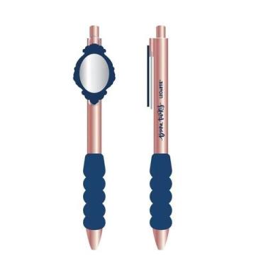 Imagem de Lapiseira 0.7mm Rosa e Azul Bruna Tavares com Espelho - LeoArte  Linha
