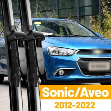 Imagem de Palhetas De Limpador De Para-brisa Dianteiro Chevrolet Sonic Aveo 2012