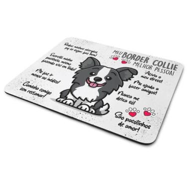 Imagem de Mouse Pad Dog - Meu Border Collie puppy, melhor pessoa! - JPS INFO