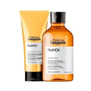 Imagem de Kit L'Oréal NutriOil Shampoo 300ml + Cond 200ml