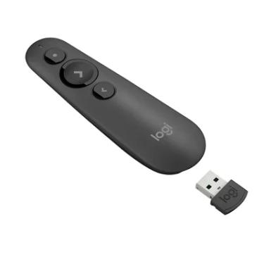 Imagem de Apresentador Multimídia Laser Pointer Logitech R500s, Receptor Sem Fio E Bluetooth, Alcance Até 20 Metros