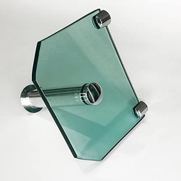 Imagem de Porta Papel Higiênico Em Vidro 8 mm Cor:Verde
