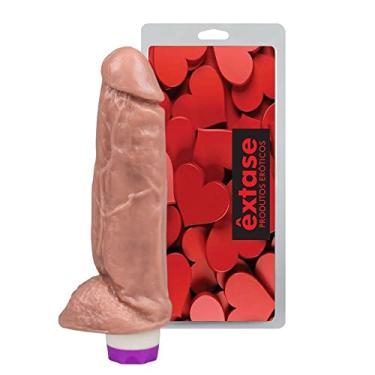Imagem de PROTESE PENIS REALISTICA KONG COM VIBRADOR INTERNO E ESCROTO - 16,5 X 4,5 - SEXTOYONLINE