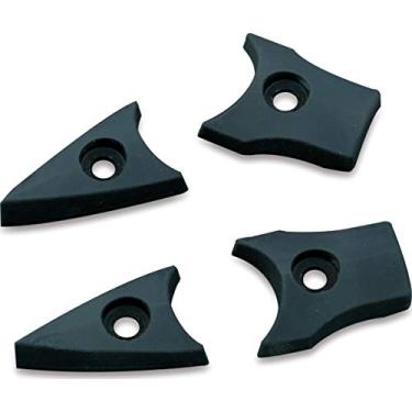 Imagem de Kuryakyn 7512 Componentes do Footpeg de Motocicleta: Almofadas de borracha de substituição para mini adaga, preto