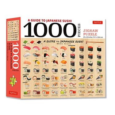 Imagem de Japanese Sushi Jigsaw Puzzle: Finished Size 29 in X 20 Inch - 74 X 51 Cm