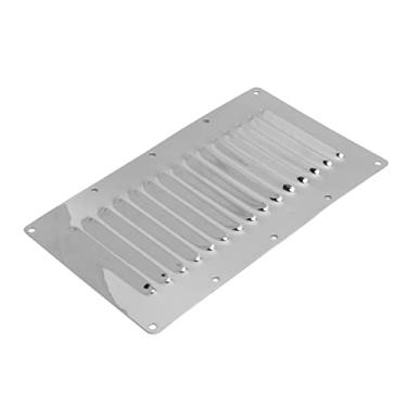 Imagem de Placa de exaustão de grelha de barco, grelha de ventilação de superfície brilhante de metal premium ampla aplicabilidade