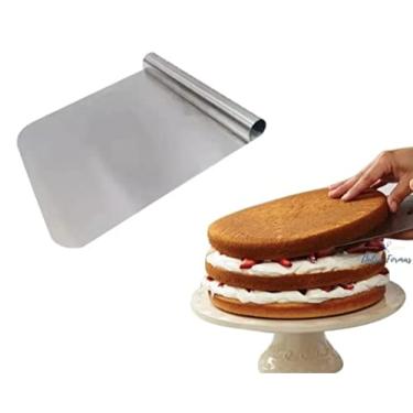 Imagem de Espátula Salva Bolo Pá Grande 25x25cm Em Aço Inox