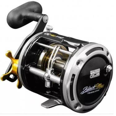 Imagem de Carretilha Pesca Black Max 50 Marine Sports - Extra Pesada