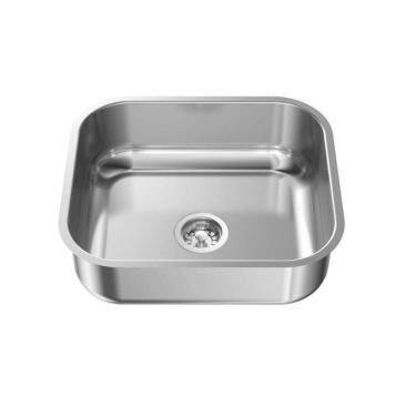 Imagem de Cuba De Inox Para Embutir Premium Ghelplus Aço 430 40X34 Cm