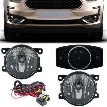 Imagem de Kit Farol de Milha Neblina Ford Novo Ka 2019 2020 2021