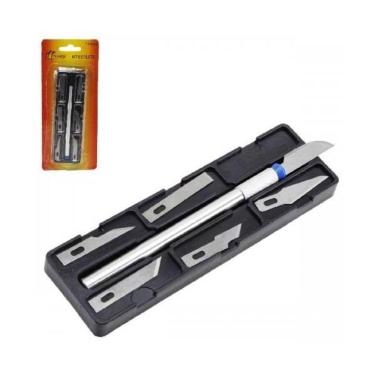 Imagem de Estilete De Precisão Artesanato 6 Laminas