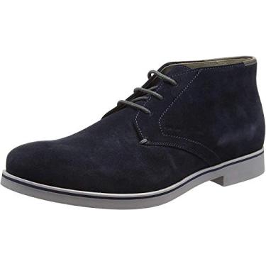 Imagem de Geox Sapato Oxford masculino com cadarço, Blau Navyc4002, 7 UK Wide