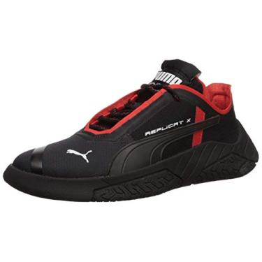 Imagem de PUMA Tênis unissex Replicat X Circuit, Puma, preto, vermelho, 6.5