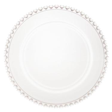 Imagem de Sousplat de Cristal Coração Transparente 32cm Lyor