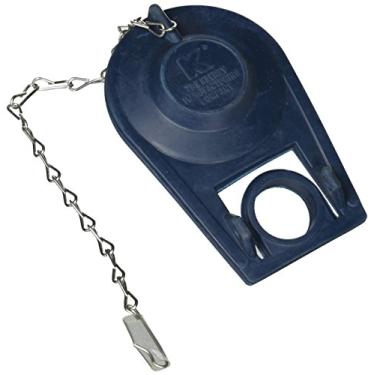 Imagem de Plumb Pak PP23646 melindrosa de qualidade premium resistente a produtos químicos com corrente e gancho, borracha, 5 cm, azul