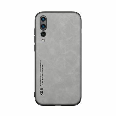 Imagem de Kepuch Silklike Capa para Huawei P20 Pro - Case Placa de Metal Embutida para Huawei P20 Pro - Cinza