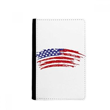 Imagem de Porta-passaporte com bandeira do país da América Stars And Stripes Bend porta-passaporte Notecase Burse capa carteira porta-cartão, Multicolor