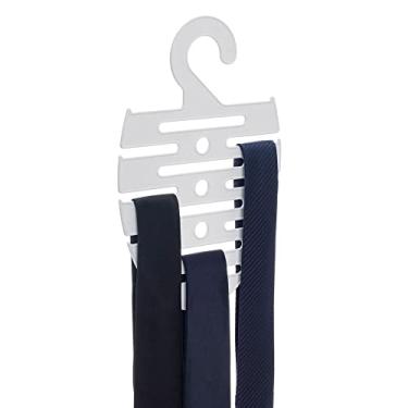 Imagem de Cabide para Gravatas E Cintos, Metaltru, Branco