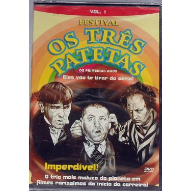 Imagem de DVD OS TRÊS PATETAS VOLUME 1