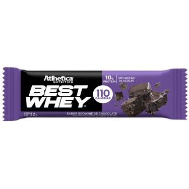 Imagem de Barra de Proteína Best Whey Atlhetica Nutrition Brownie de Chocolate  32g 32g