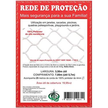 Imagem de Kit rede/Tela de Proteção Branca - 19,95m2
