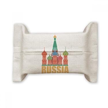 Imagem de Bolsa de linho de algodão com ilustração de igreja da Catedral da Rússia
