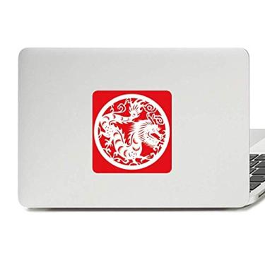 Imagem de Adesivo de vinil com desenho de dragão e animal do zodíaco da China para decoração de PC
