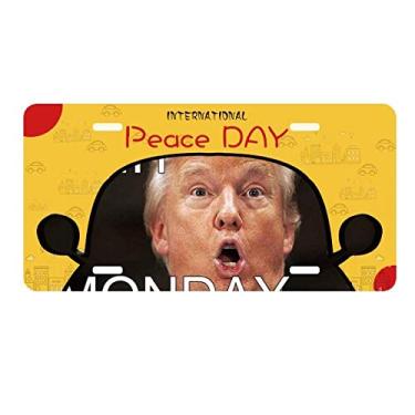 Imagem de DIYthinker Placa de carro "Great Funny Shit Monday" do presidente americano - Great Funny Shit Monday