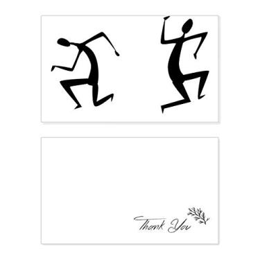 Imagem de Egito Abstrato Totem Fresco Cartão de Agradecimento Engraçado Aniversário Papel Saudações Casamento Agradecimento