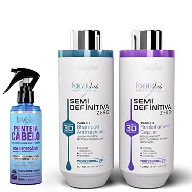 Imagem de PROGRESSIVA SEMI DEFINITIVA 3D FOREVER LISS +PENTEIA CABELO