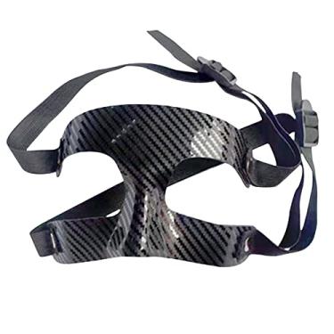 Imagem de Amagogo Máscara de, Protetor Protetor Facial à Prova de Quebra para Nariz Quebrado Capa Protetora Facial Máscara para Softball, Fu, Face 2 Fivelas