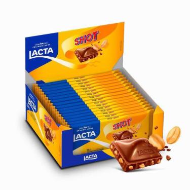 Imagem de Chocolate Lacta Shot 80G Embalagem Com 17 Unidades