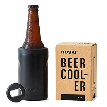 Imagem de Huski Refrigerador de cerveja 2.0 | Novo | Suporte de lata e garrafa premium | Aço inoxidável de grau marítimo com isolamento triplo | Abridor 3 em 1 destacável | Funciona como um copo | Melhores