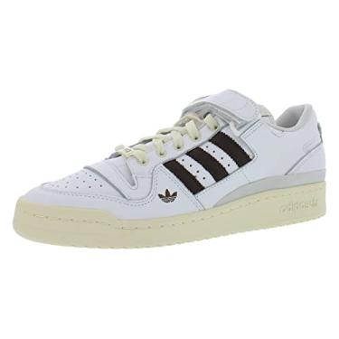 Imagem de adidas Forum Low Tênis masculino, Forever True Branco/Marrom/Verde Um Branco, 12
