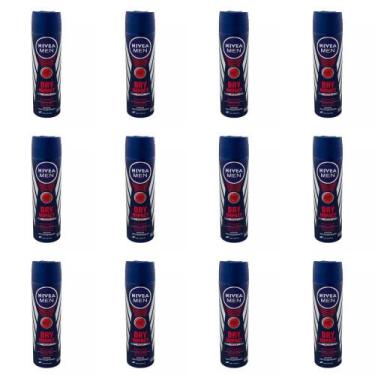Imagem de Nivea Men Dry Impact Plus Desodorante Aerosol 150ml (Kit C/12)