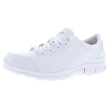 Imagem de Skechers for Work Women's Eldred Shoe, White 6.5 W US