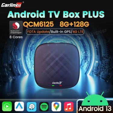 Imagem de CarlinKit-Caixa Ai sem fio para TV de streaming de vídeo online  Auto CarPlay  Android 13  4G  5G