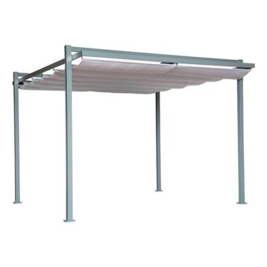 Imagem de Pergolado De Alumínio 245x320x358cm Cobertura Retrátil