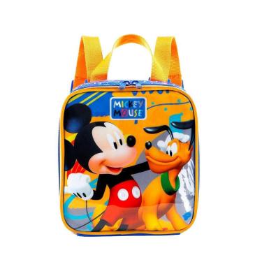 Imagem de Lancheira Infantil Menino Mickey Mouse Térmica 26x20x15 cm