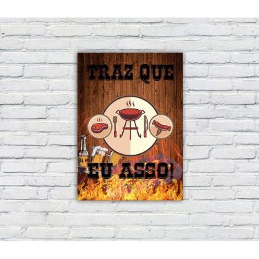 Imagem de Placa Decorativa MDF Cantinho do Churrasco 18